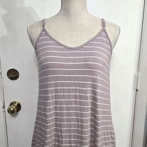 Wishlist striped maxi dress sleeveless pockets size small - Picture 3 of 11